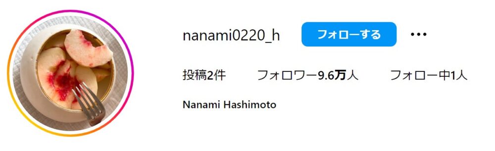 橋本奈々未インスタ